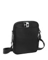  Tumi - Borsa a tracolla compatta in pelle in nylon balistico
