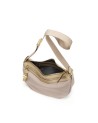 Nannini – Half-Moon Shoulder Bag in Nylon and Liberty Leather