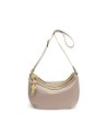  Nannini – Borsa a spalla mezzaluna in nylon e pelle Liberty