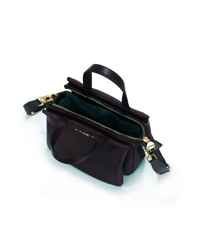  Nannini - Borsa a mano in pelle con tracolla Lima