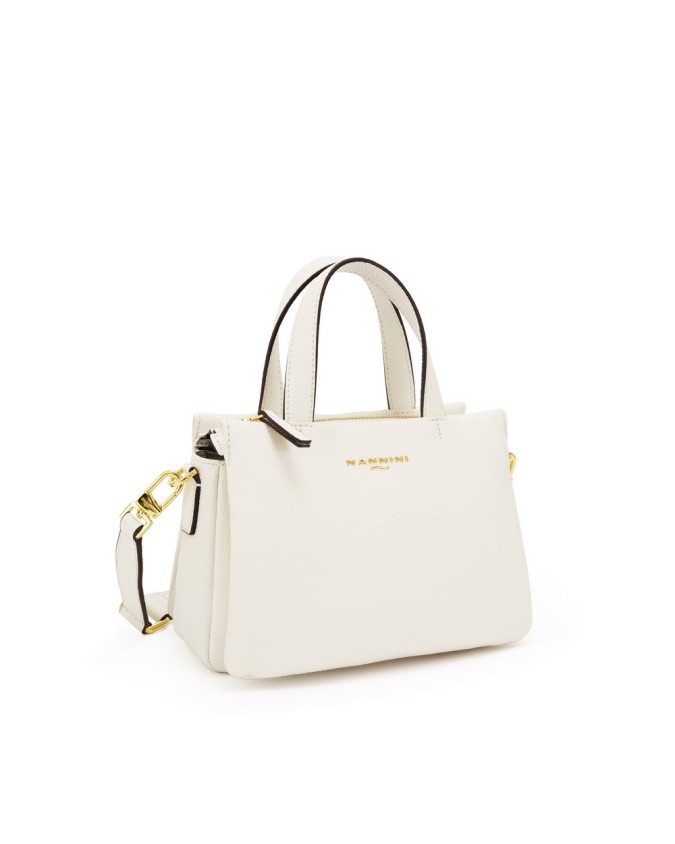  Nannini - Borsa a mano in pelle con tracolla Lima