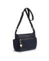 Nannini – Borsa a tracolla media in nylon e pelle Liberty
