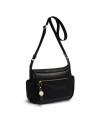  Nannini – Borsa a tracolla media in nylon e pelle Liberty