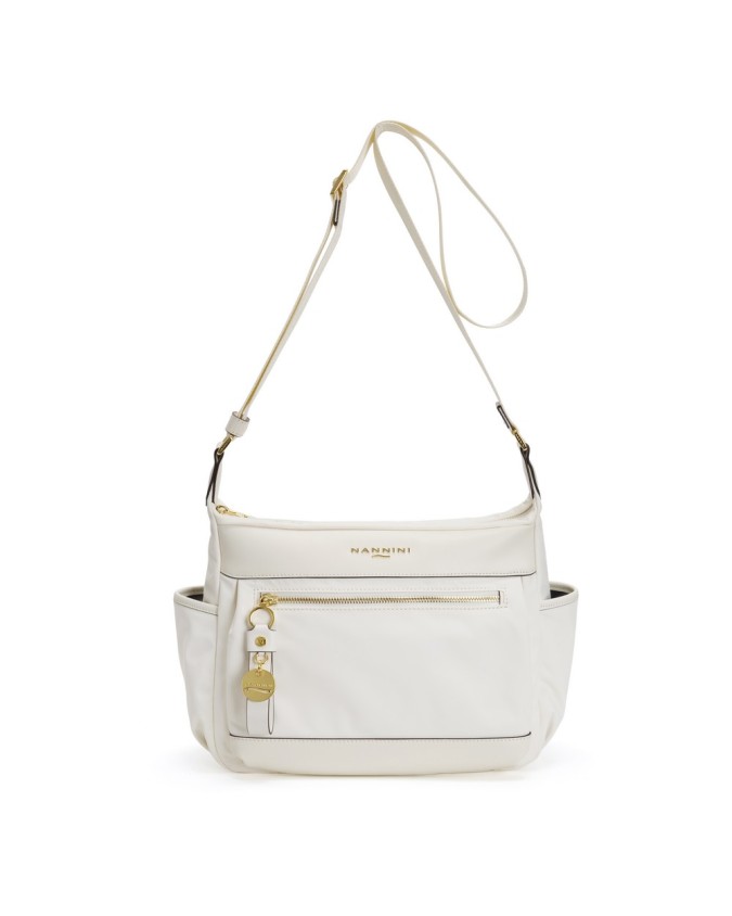  Nannini – Borsa a tracolla media in nylon e pelle Liberty