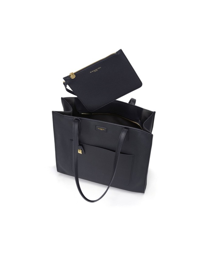  Nannini – Borsa shopper in pelle con doppio manico Helga