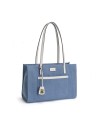  Nannini - Borsa in Nylon con Dettagli in Pelle Carla