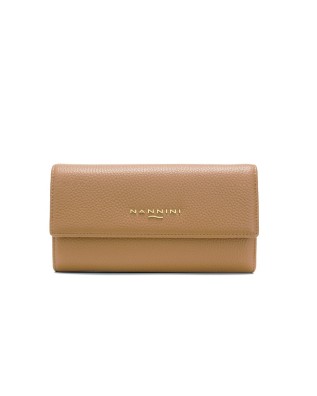Nannini - Wallis Lima Lederbrieftasche mit Klappe - Camel