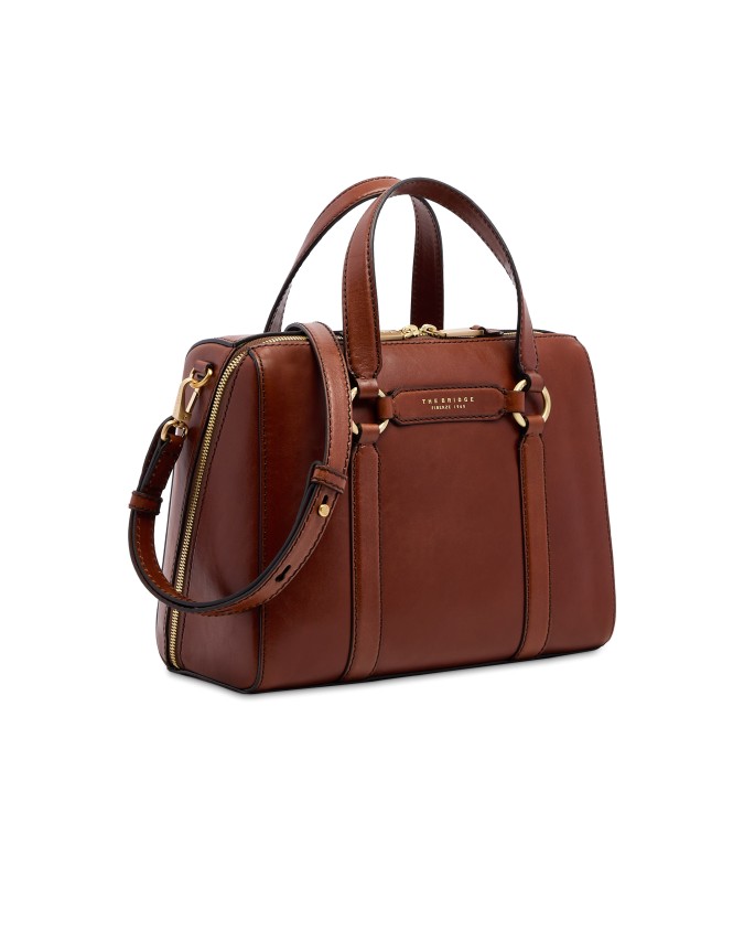  The Bridge - Borsa a mano grande in pelle con tracolla