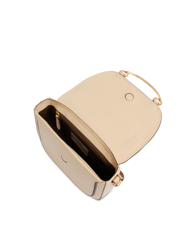  The Bridge - Borsa a tracolla in pelle con patta Luce