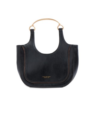The Bridge - Luce Mini Leather Hobo Bag with Shoulder...