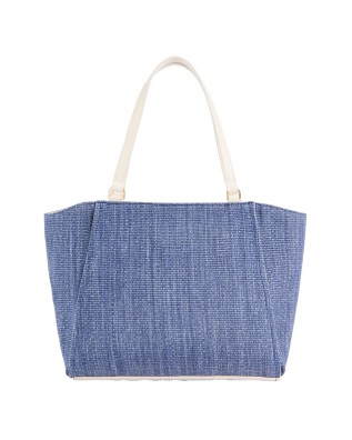 Alviero Martini Prima Classe - Borsa shopping in tessuto effetto rafia Coast 2
