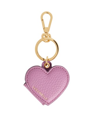 Coccinelle - Portachiavi in pelle e metallo Hearty Charm