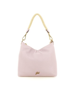 Gabs - Borsa a spalla in pelle Tg. M nastro corda Gold Yasemin