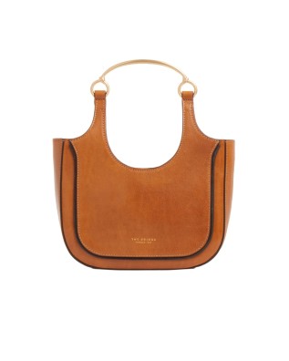The Bridge - Luce Mini Leather Hobo Bag with Shoulder...