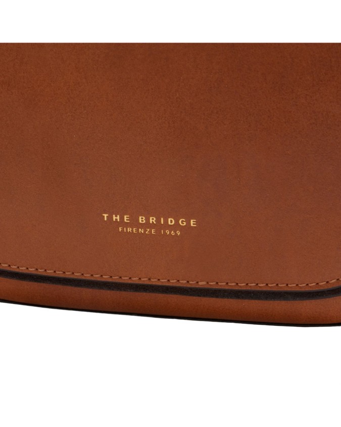  The Bridge - Borsa hobo mini in pelle con tracolla Luce