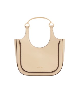 The Bridge - Luce Mini Leather Hobo Bag with Shoulder...
