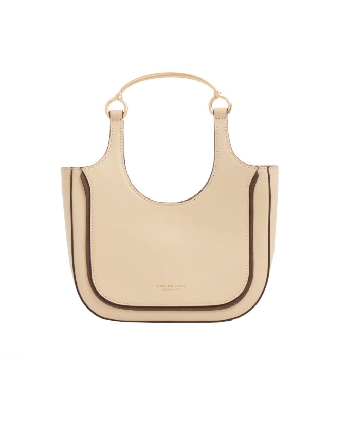  The Bridge - Borsa hobo mini in pelle con tracolla Luce