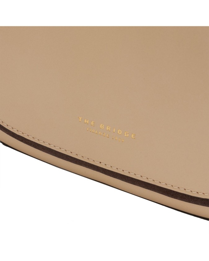  The Bridge - Borsa hobo mini in pelle con tracolla Luce