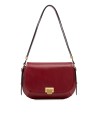  The Bridge - Borsa a tracolla in pelle media con patta Federica