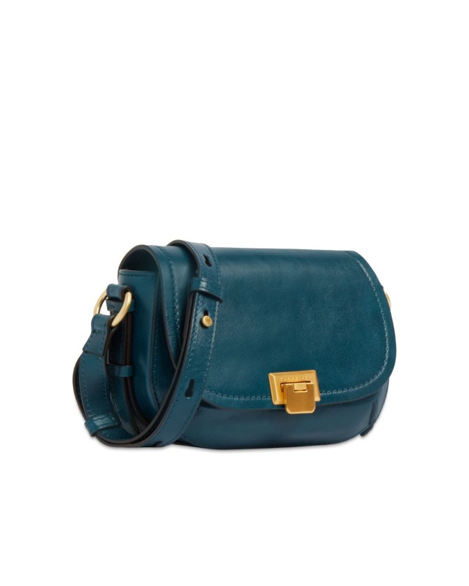  The Bridge - Borsa a tracolla in pelle con patta Federica