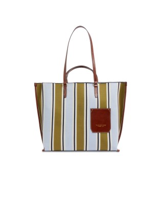 The Bridge - Borsa shopping in tessuto Beach bag Luna