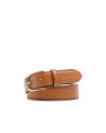  The Bridge - Cintura uomo in pelle h 3,5 con fibbia oro
