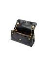  Trussardi - Borsa a tracolla mini in pelle cracklé con catena