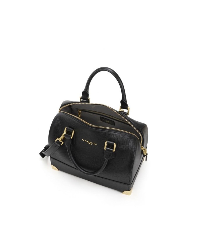  Nannini - Borsa bauletto in pelle con tracolla Danuta