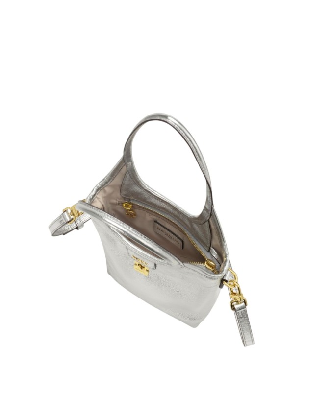  Nannini - Borsa a mano piccola con tracolla in pelle Piera