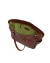  The Bridge - Borsa in pelle shopper con tasche laterali Letizia