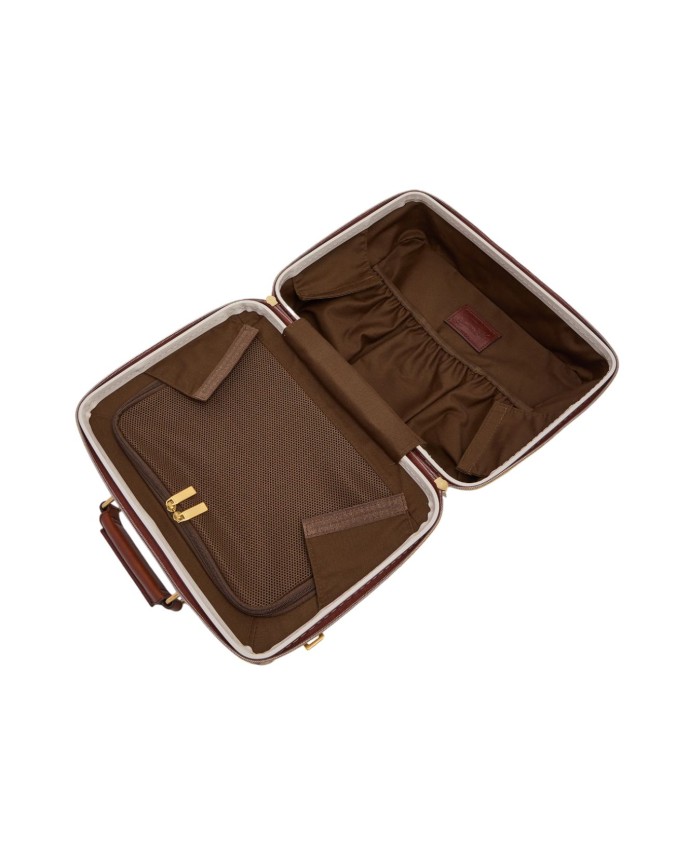 The Bridge - Beauty case in pelle e policarbonato Story Viaggio Trunks