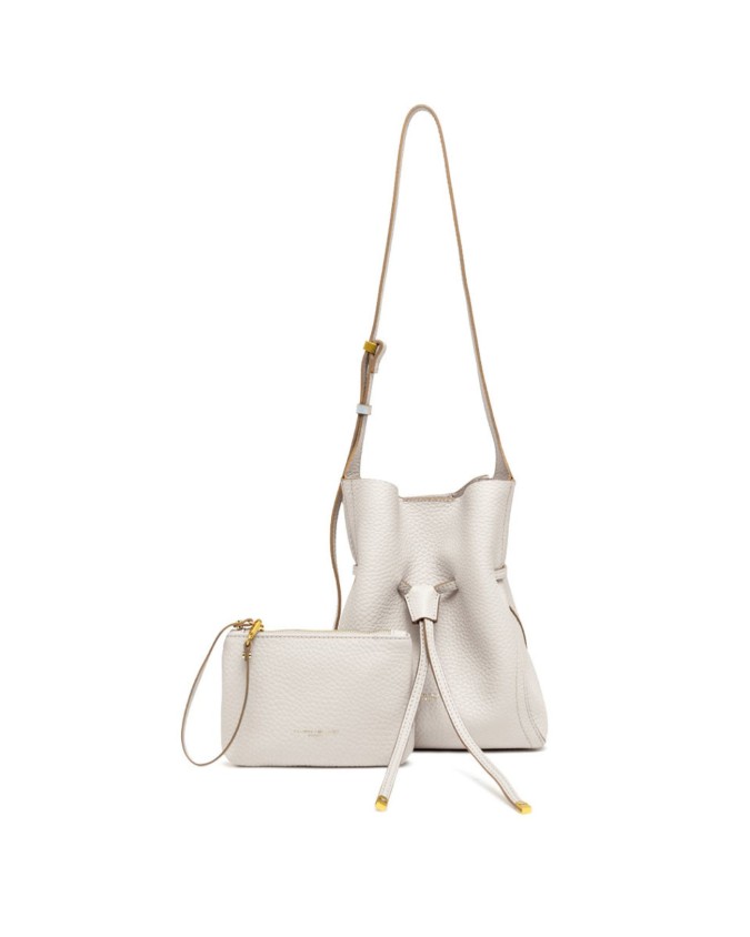  Gianni Chiarini - Borsa a secchiello con coulisse in pelle