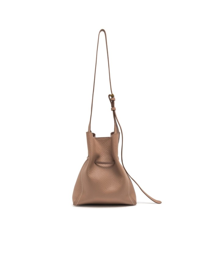  Gianni Chiarini - Borsa a secchiello con coulisse in pelle