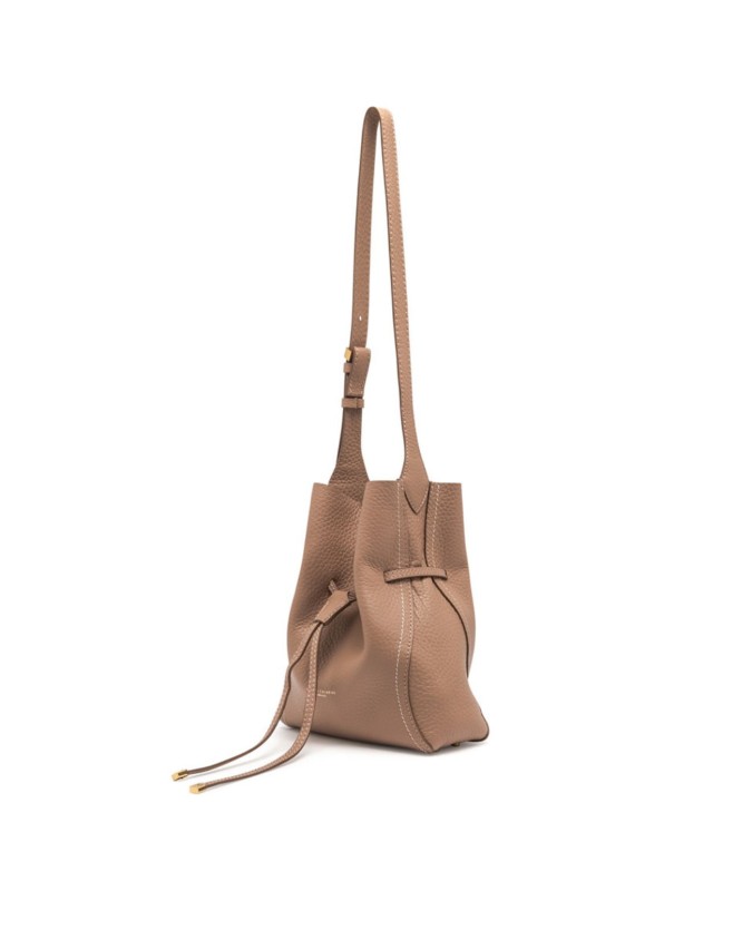  Gianni Chiarini - Borsa a secchiello con coulisse in pelle