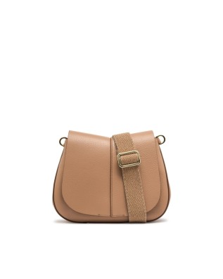 Gianni Chiarini - Helena Round Leather Shoulder Bag with...
