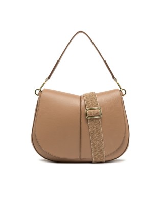 Gianni Chiarini - Helena Round Large Leather Shoulder Bag...