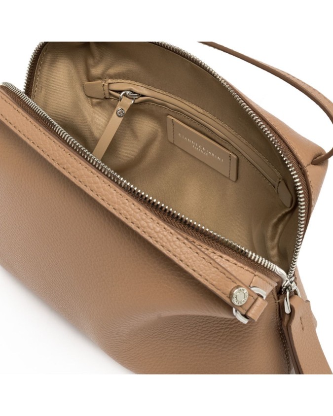  Gianni Chiarini - Borsa a tracolla grande in pelle con doppi