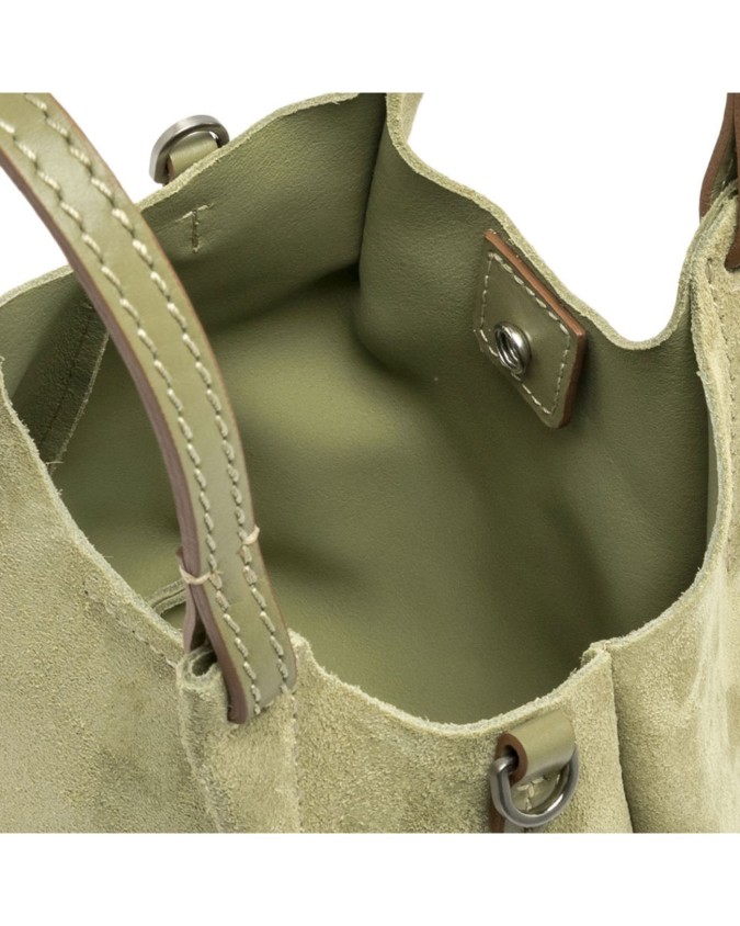  Gianni Chiarini - Mini bag a mano in pelle scamosciata Dua