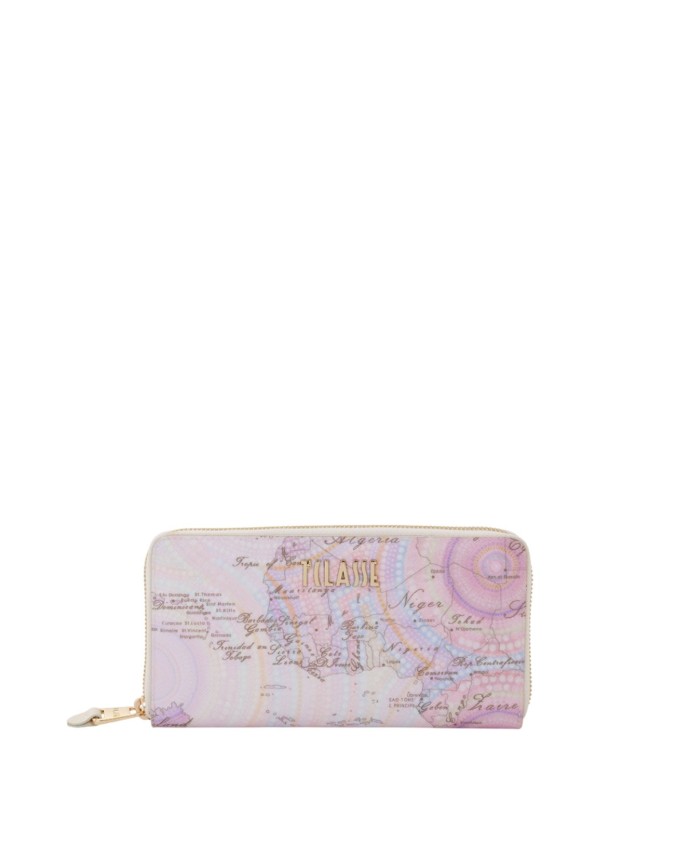 Alviero Martini Prima Classe - Zip-around wallet in Geo Dots