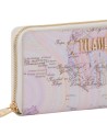 Alviero Martini Prima Classe - Zip-around wallet in Geo Dots