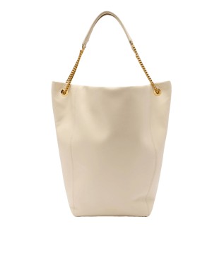 Trussardi - Borsa a spalla in pelle con catena Orbita