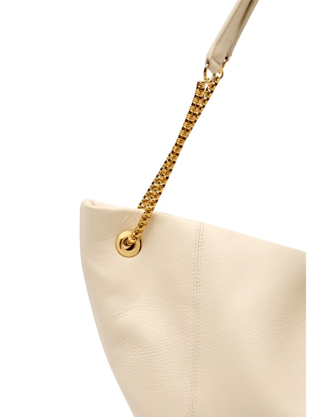  Trussardi - Borsa a spalla in pelle con catena Orbita