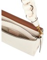  Coccinelle - Borsa a mano in pelle con manico intrecciato