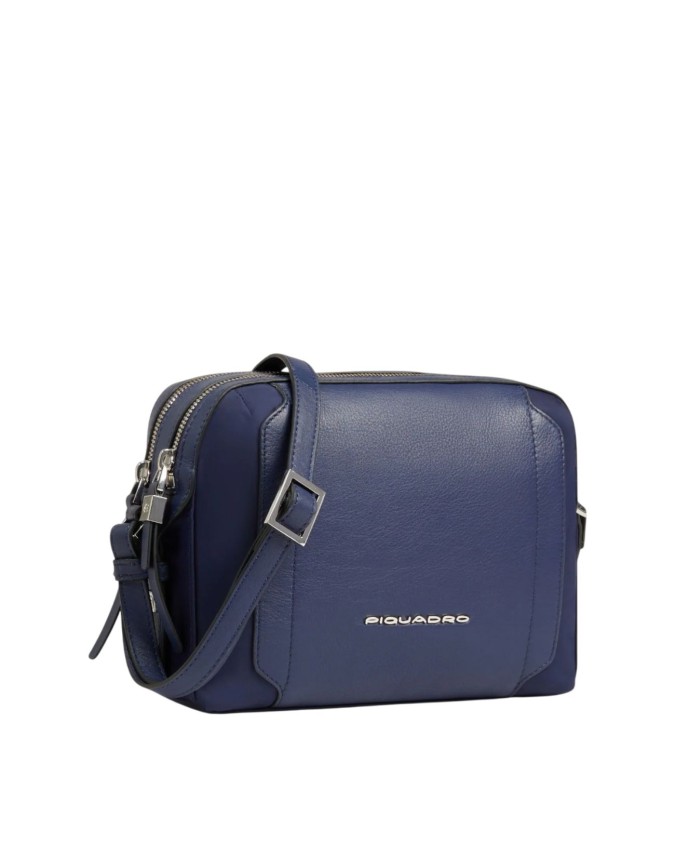  Piquadro - Borsa a tracolla donna camera case in pelle e
