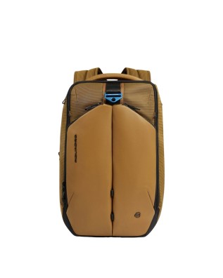  Piquadro – Zaino da viaggio porta pc 14’’ in pelle vegana e