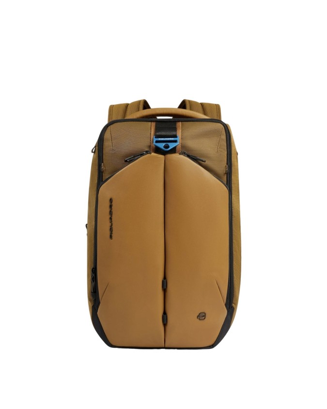  Piquadro – Zaino da viaggio porta pc 14’’ in pelle vegana e