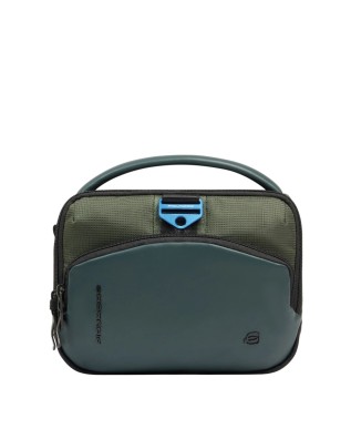  Piquadro - Tracolla uomo in materiale bio-based PQ-Earth