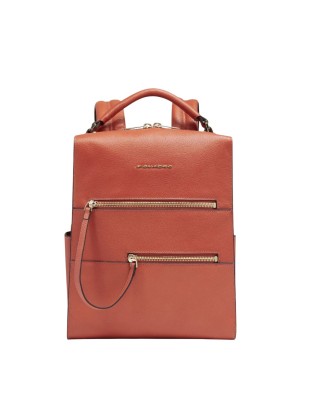Piquadro – Women's Leather Backpack for iPad - Orange