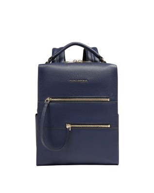 Piquadro – Women's Leather Backpack for iPad - Blue