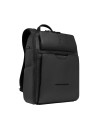  Piquadro - Zaino da viaggio in pelle porta pc 13.3'' con tasca